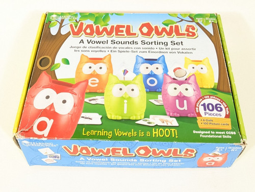 Learning resources vowel - learning, owls